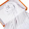 Solid Color Chiffon Scarf Breathable Simple Casual Shawl Hijab Windproof Sunscreen Head Wrap for Women Women Abaya Accessories
