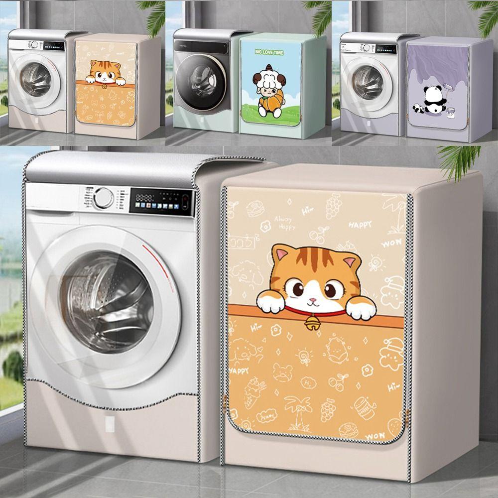 Oxford Cloth Dustproof Covers Sunscreen Washer Dryer Cover Cover Mesin Basuh  for Washing Machine
