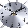 Removable Spoon Fork Wall Clock 3D Decorative Horloge Cutlery Wall Clock  Restaurant