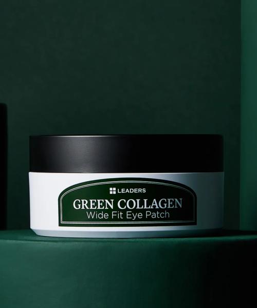 Leaders Cosmetics Green Collagen Wide Fit Eye Patch 60ea
