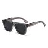 Gafas de Sol Polarizadas Cuadradas Minimalistas Con Protección Uv400 Para Actividades al Aire Libre