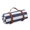 Foldable Travel Picnic Mat Thick Leather Strap Picnic Blanket Portable Moisture Proof Mat