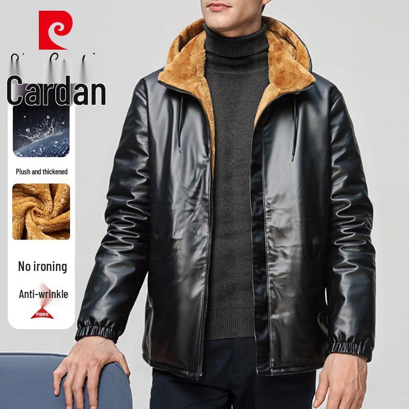 

Pierre Cardin Men s Hooded Fleece Short Sleeve T-Shirt 6XL