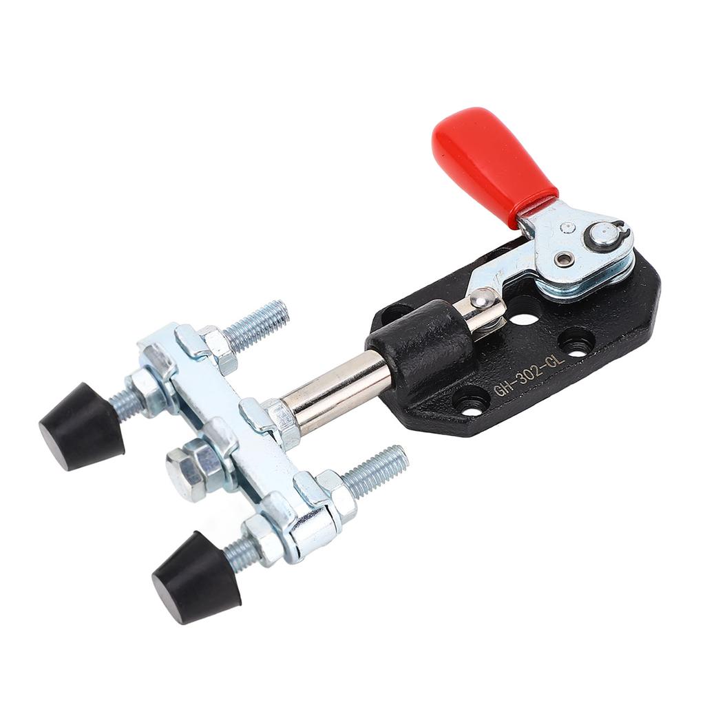 Push Pull Clamp Dual Head High Carbon Steel Quick Release Push Pull Adjustable Toggle Clamp 90kg