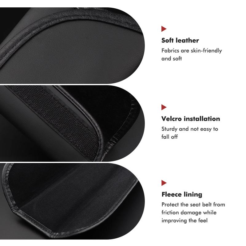 Car Seat Belt Shoulder Cover Decompression Comfort Safety Belt Protective Cover For Opel Astra G H J K F Corsa D Zafira B wal255
