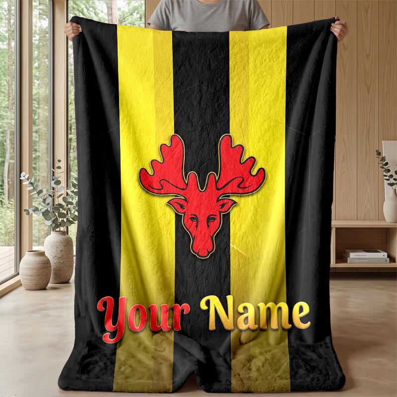 Watford FC Benutzerdefinierter Name Text Flanelldecke Fußball Logo Personalisierte Fleece-Wurfdecke Besonderes Geschenk für Sofa Schlafzimmer Zuhause