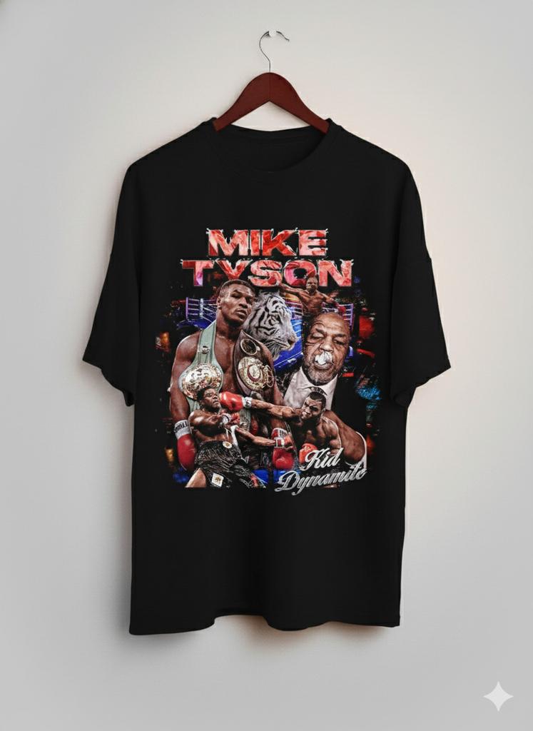 Mike Tyson Boxing Legend Graphic T-Shirt Unisex Vintage Fight Tee - S309