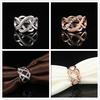 Ring Hollow-out Cross Inlaid Rhinestones