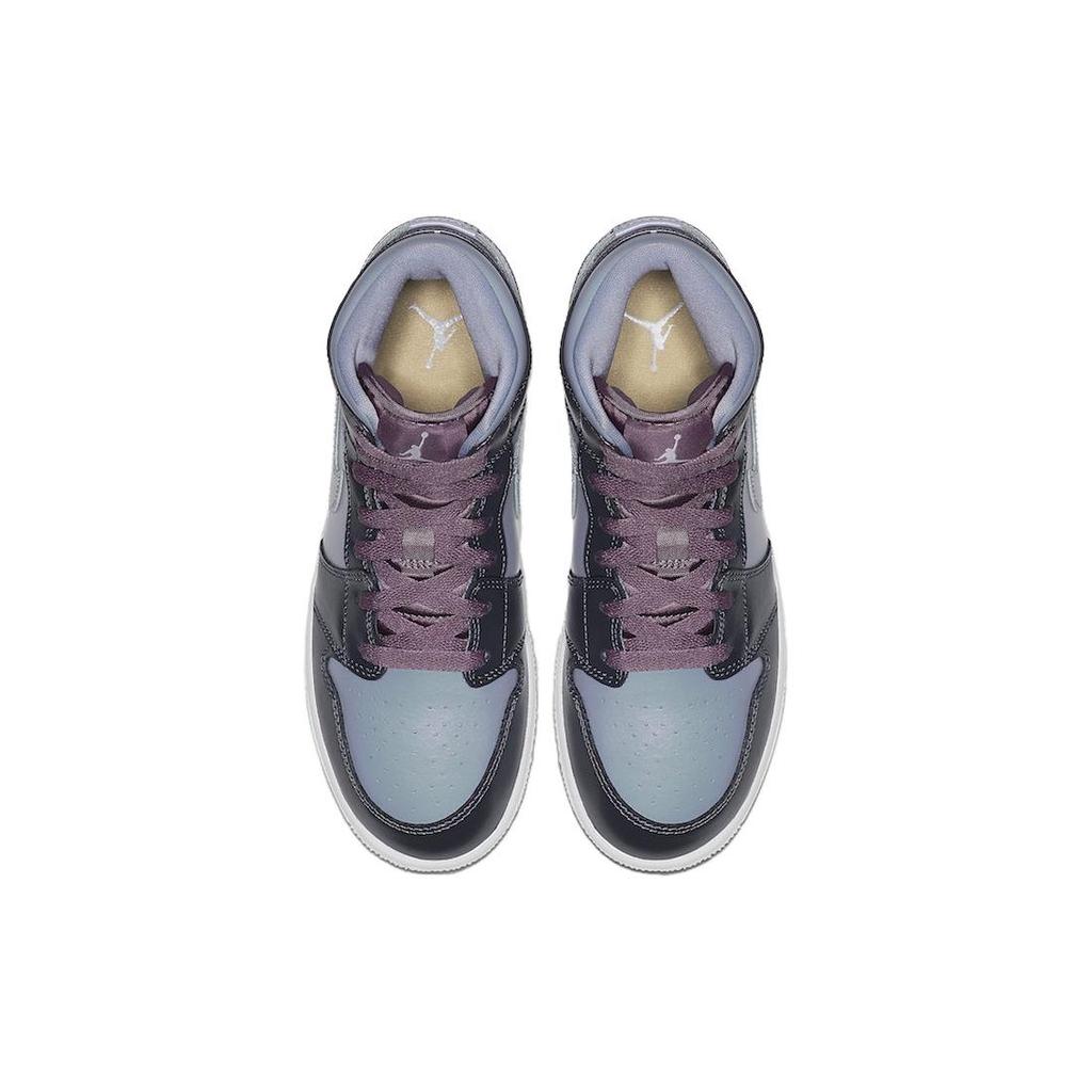 (GS) Air Jordan 1 Mid 'Metallic Purple' Kids' AV5174-400
