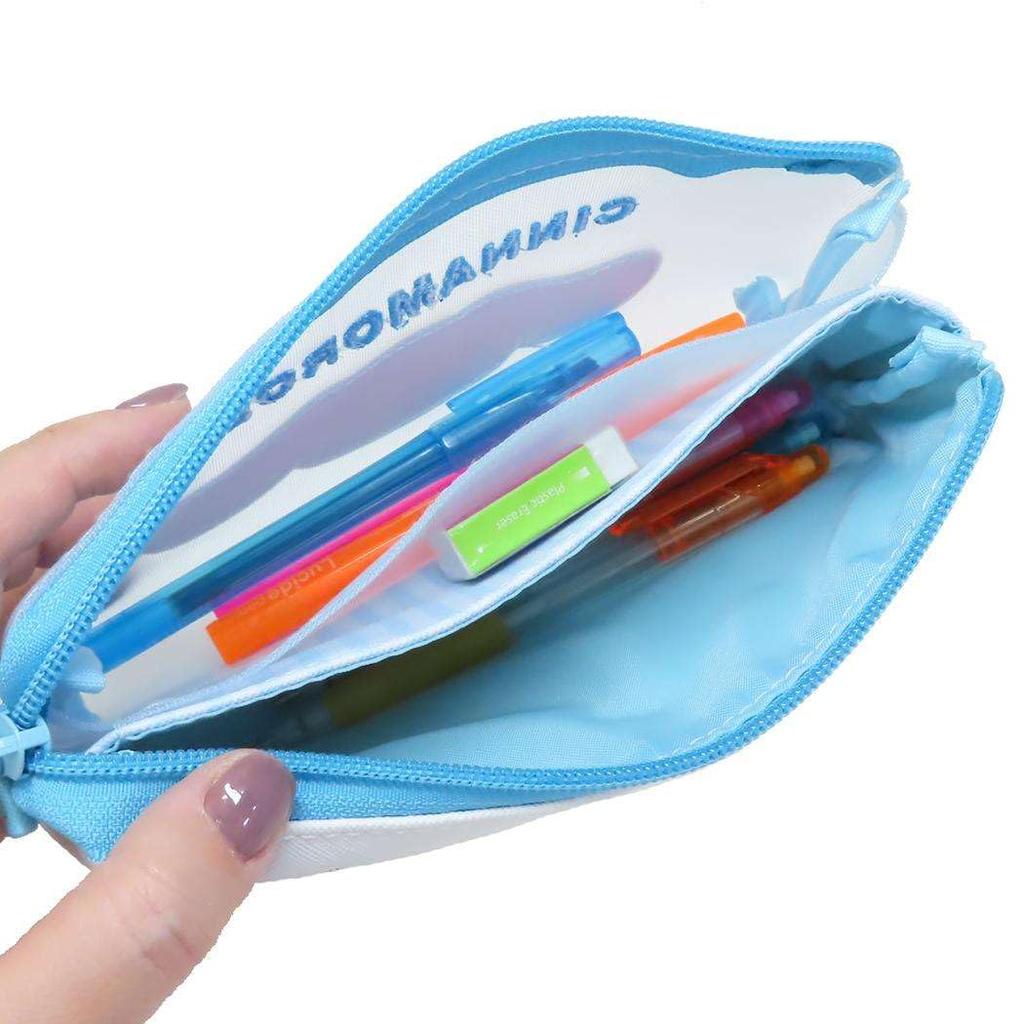 K Company Sanrio Characters Mesh Three Pocket Pouch Cinnamoroll CM3P1-CN