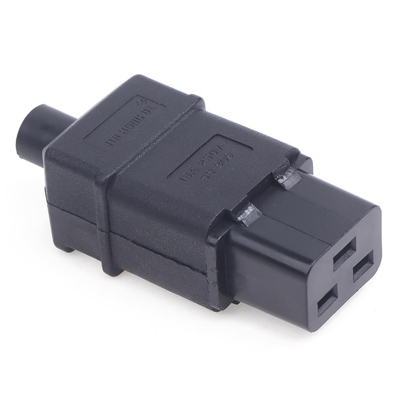 Universalcopper Iec320 C19 Ac Electrical Power Cable Cord Wiring Connector Ups Pdu Removable Female Male Socket Plug 16A