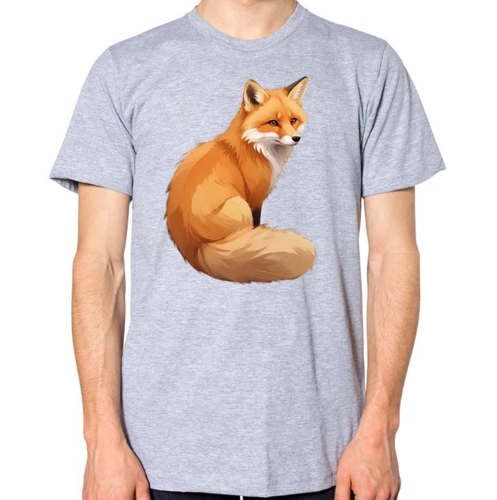 Fox T-Shirt Men Women Unisex Furry Tail Top M
