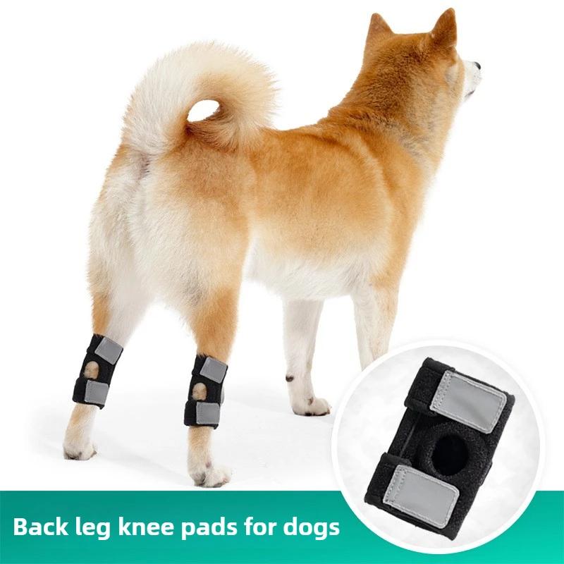 Elderly Dogs Knee Pads Assisted Support Exercise Kneepad Dogs Hind Leg Protection Cover Safety Dog Kneepad Product Leg Guards Recovery Straps Supplies
