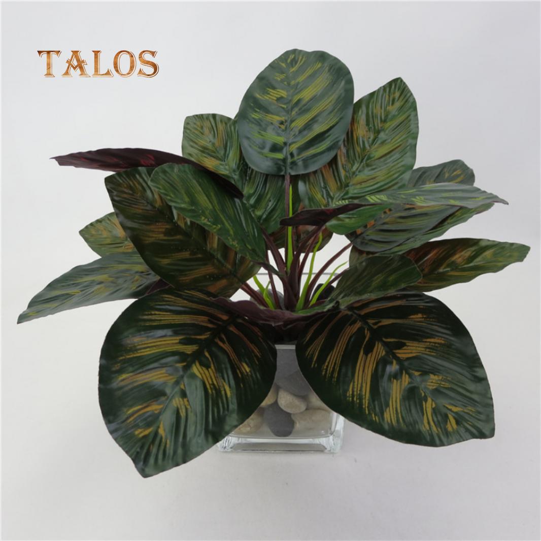 

1шт искусственные растения тропические листья павлина для DIY цветочная композиция декор украшения