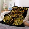 Retro Cool B-Bob Dylan Merchandise Blanket Fleece Home Popular Singer Throw Blanket Cozy Ultra-Soft for Couch Quilt