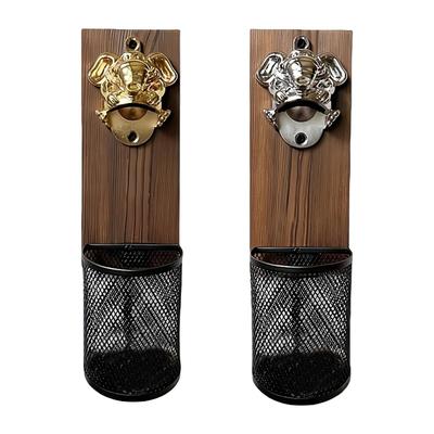 Magnetic Bottle Opener Wall Mount Bottle Opener Kitchen Tool for Refrigerator Kitchen Living Room Housewarming Present