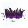 Natural Luxury Punk Cosplay Props Party Costume Necklace Feather Choker Neck Wrap Lace Collar