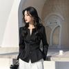Giacca Primaverile Chic Francese Taglie Forti da Donna - 2025 Lusso Leggero