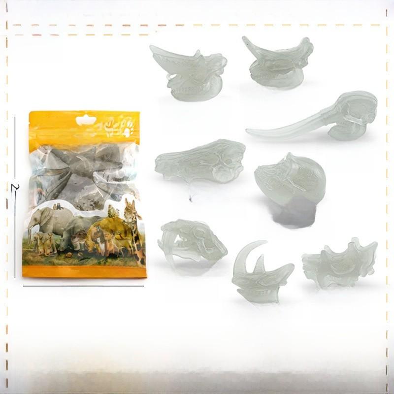 Prehistoric Mammal Skull Model With Pvc Material For Educational Museum Display And Collectors