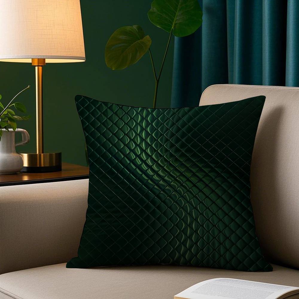 Snake Skin Pattern Pillow Case Plush Fabric Soft Pillowcase Double Sided Print Sofa Cushion Cover Throw