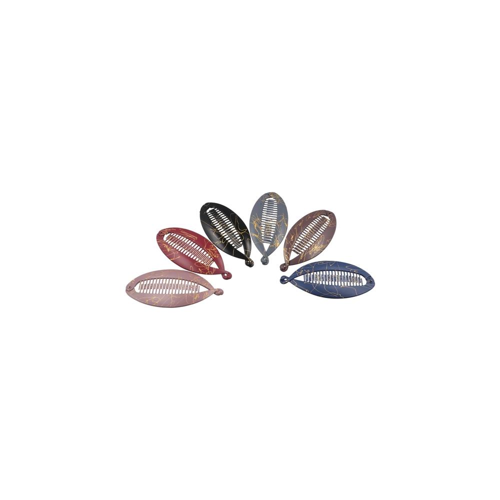 Fashion Fish Shaped Hairpin Barrettes Headwear Hair Claws Clips Ponytail Banana Clip  Women