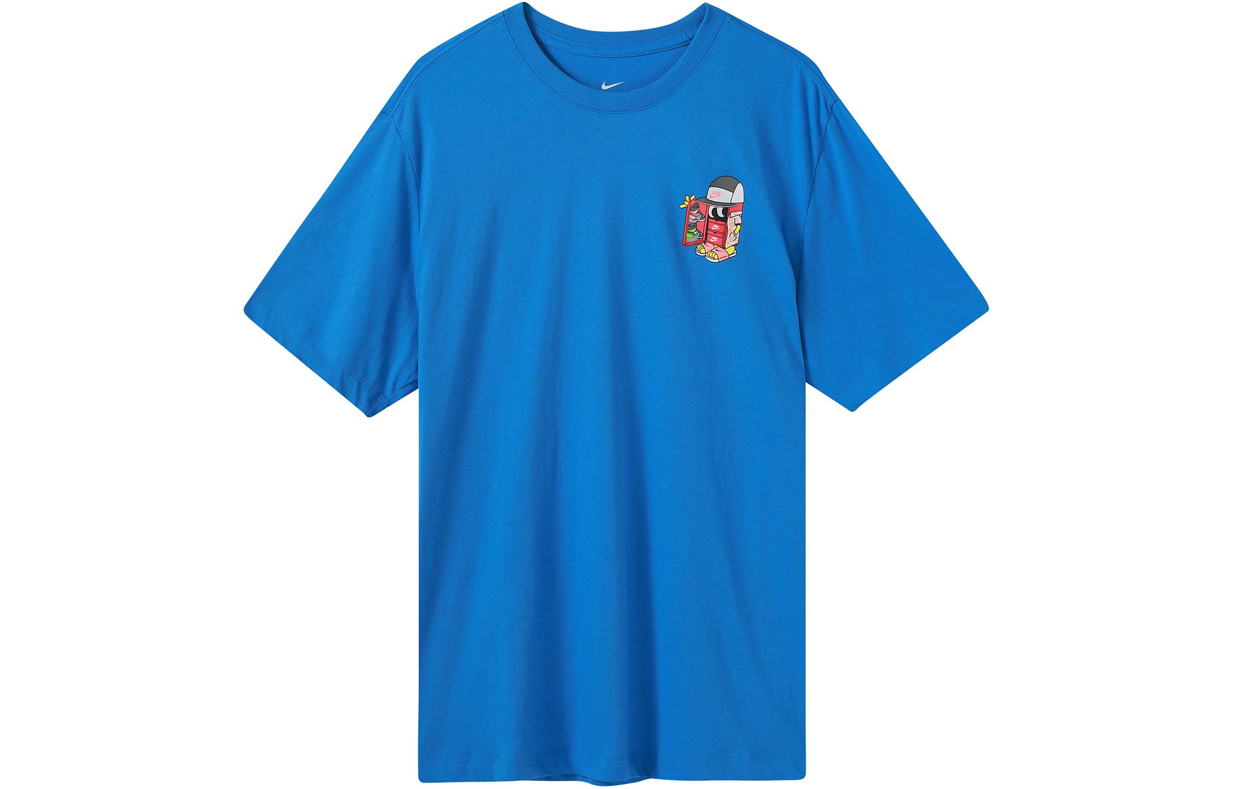 Nike Set-in Sleeve T-Shirt Men s Blue DD1261-435 L