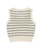 CLOVE [25Ss Clove] Stripe Sleeveless Knit (Ivory)