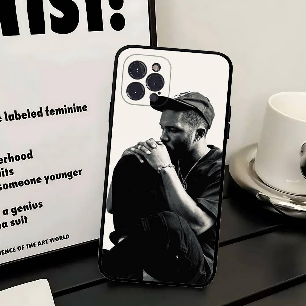 Singer Frank Blonde Oceans Hot Phone Case For iPhone 17 Air 16 15 14 Plus 13 12 Mini 11 Pro Max Black Cover