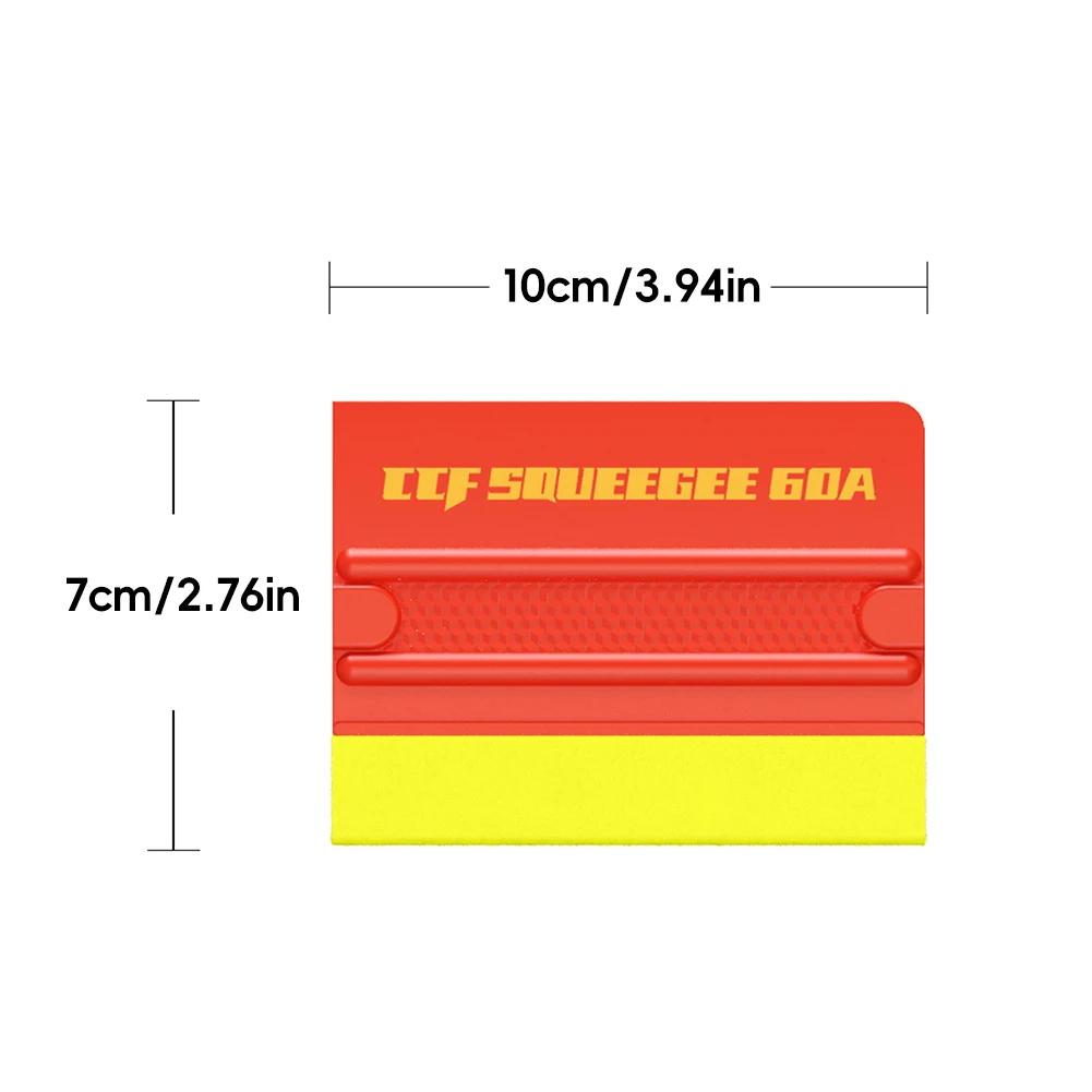 Magnetic Car Vinyl Film Squeegee Dual-Blade Non-Scratch Color Scraper Change Film Tucking Edge Sealing Bubble Removal Tools