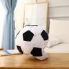 Fußball Kopfbedeckung Weich Verstellbar Vollständige Abdeckung Kopfschutz Niedliche Dekoration Foto-Requisiten Cartoon Plüschmütze Fußballverein Party Kostüm Aktivität Geschenk
