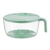 Odorless with Lid Multifunctional Freezer Safe Grain Rice Washing Bowl Kitchen Accessory Rice Washing Basin