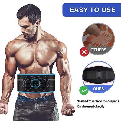 EMS Electric Abdominal Slimming Belt Abdominal Muscle Stimulator Body Shaping Massager Fitness Weight Loss Fat Burner Unisex 1pcs