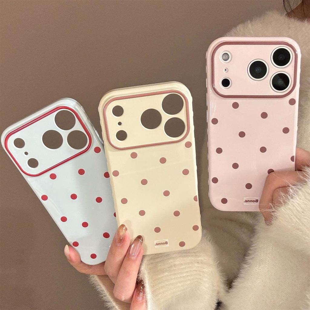 Ins Color Collision Wave Point Simple iPhone 16 Apple 17 Pro Max Phone Case 1
