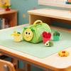 17pcs Color Sorting Toy Set, Color-Coded Fruit and Vegetable Plush Toys, Sensory Toys, Suitable For Babies, Early Education Gift