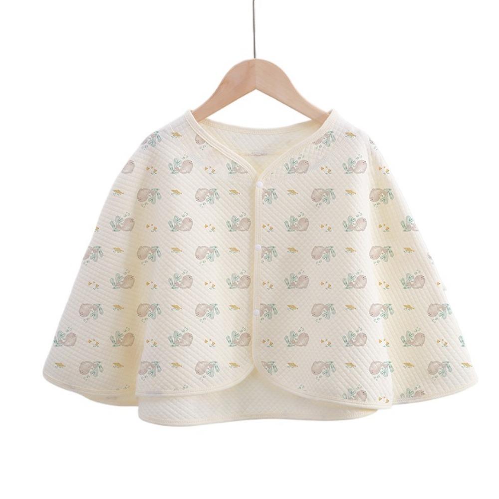 

Keep Warm Cotton Mother Cape Blanket Floral Printed Cartoon Mommy Shawl Postpartum Style 4