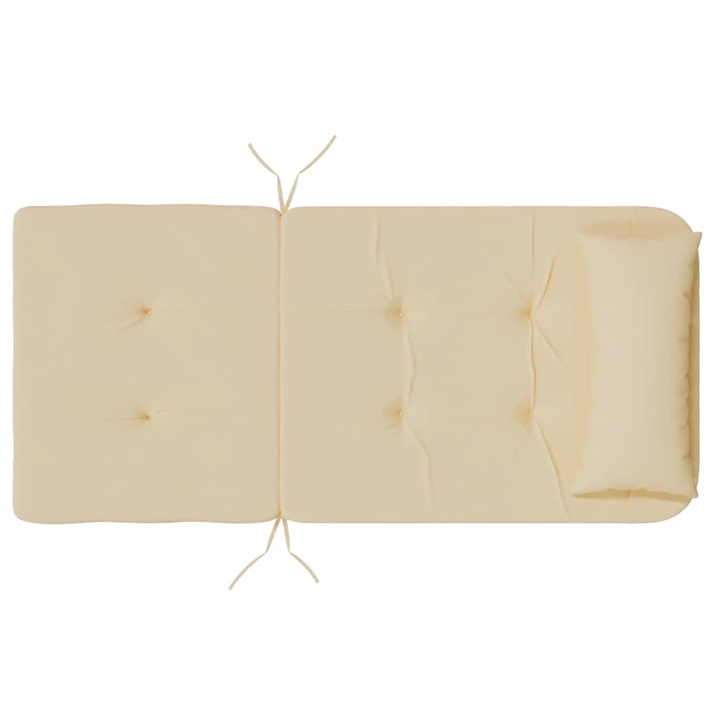 Adirondack Chair Cushions 2 pcs Beige Oxford Fabric