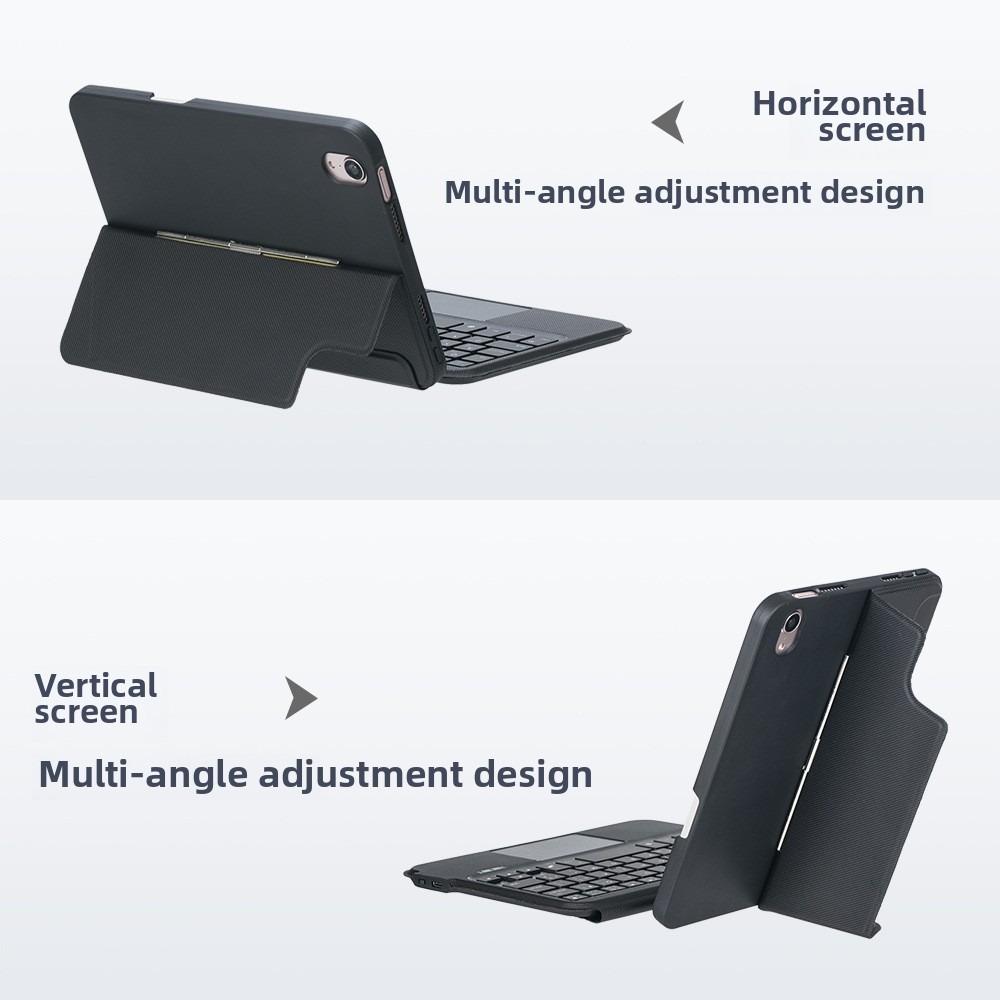 Leather Case for Xiaomi Pad 67 Pro 11.2 Inch with Bluetooth Keyboard Magnetic Touch Control 2024
