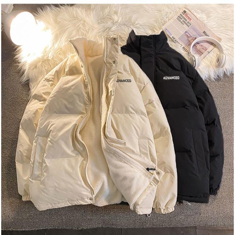 Short New Cotton Jacket Lamb Fur Plus Velvet Small Thickened Thermal