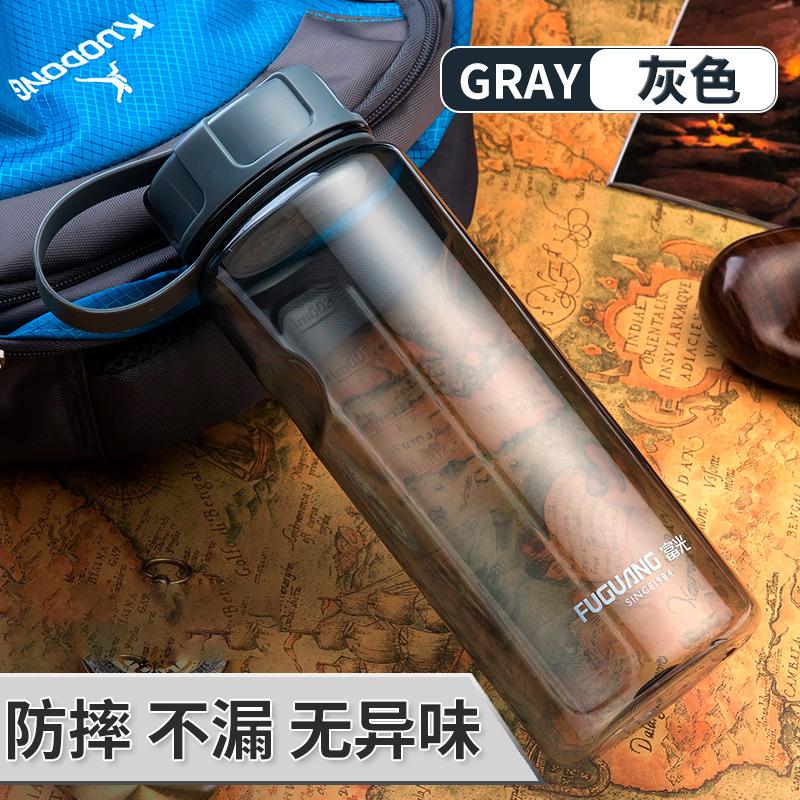 Water bottle plastic cup Large capacity outdoor space cup Portable handle Sports kettle High temperature resistant plastic cup