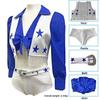 Football Cheerleader Match Girl Performance Costume Set For Performances Stage
