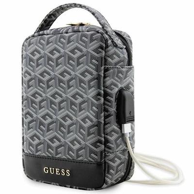 Guess Τσάντα Guhbhgcfsek Organizerμαύρος/Black Gcube Stripe