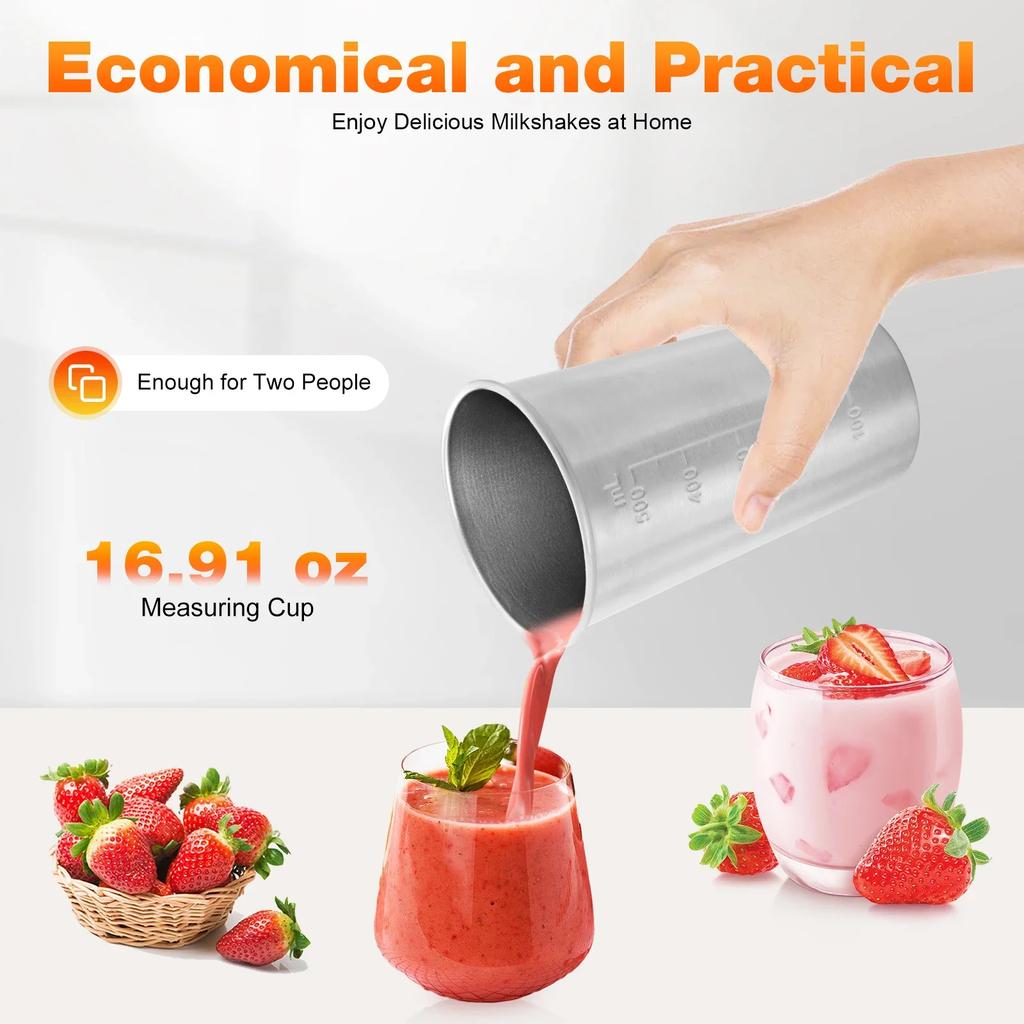 100W Komercyjny Elektryczny Blender do Mlecznych Koktajli Mikser do Napojów Maszyna do Smoothie 23000 RPM