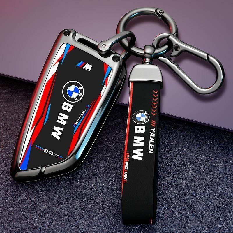 Zinc alloy Car Remote Smart Key Cover Case Bag Protector For BMW X1 X3 X5 X6 X7 1 3 5 6 7 Series G20 G30 G11 F15 F16 G01 G02 nlcr46 ulcz3