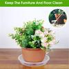 High Quality Plastic Plant Pot Tray Clear Durable Drip Trays Sturdy Plant Tray Indoor And Out Door Plant
