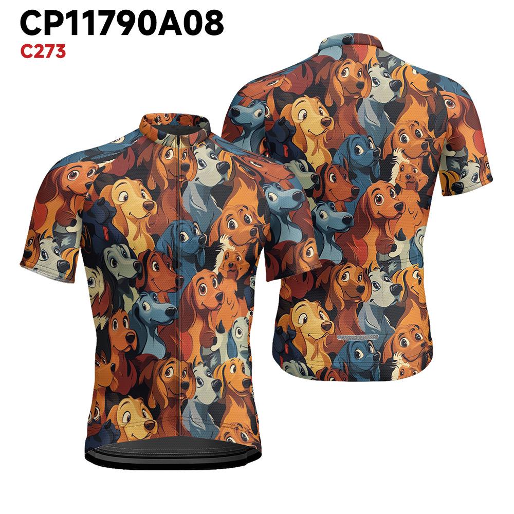 

Мужская быстросохнущая велосипедная майка с принтом животных M