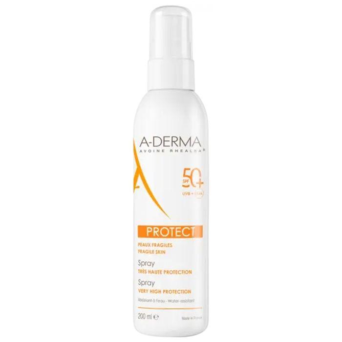 Spray Solaire - Aderma - Protect SPF50+ - 200ml - Résistant À L'eau - Sans Paraben