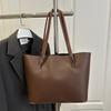 Big Bag Shopping Bag Women's 2025 New Trendy European and American Simple Atmosphere Shoulder Bag Texture Commuter Tote Bag Niche