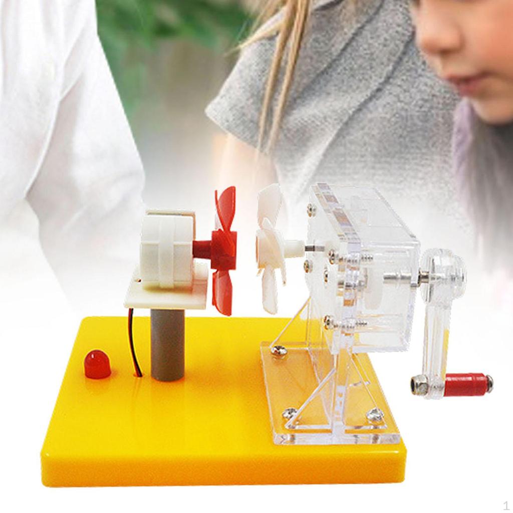 Kurbelgenerator Glühbirne Wissenschaftsexperimentierkasten für Bildung