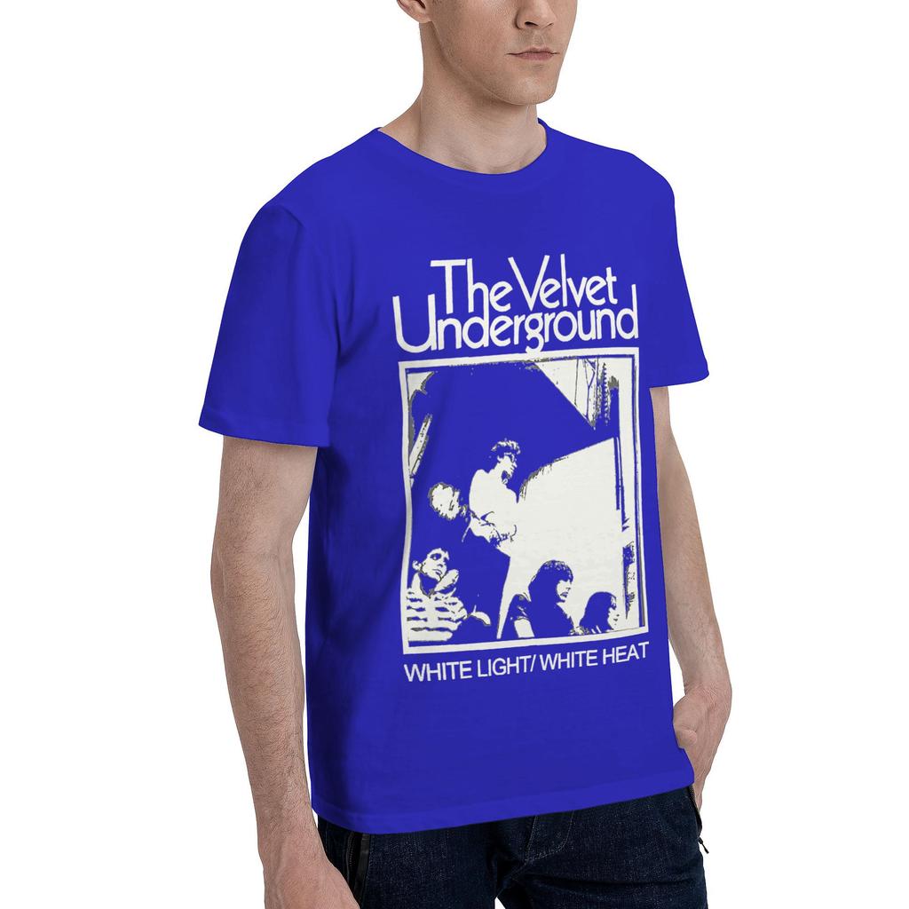 Graphic Printing The Velvet Underground Band T Shirt For Unisex Music Cool Anime Pure Cotton T-shirts Short Sleeve Clothes