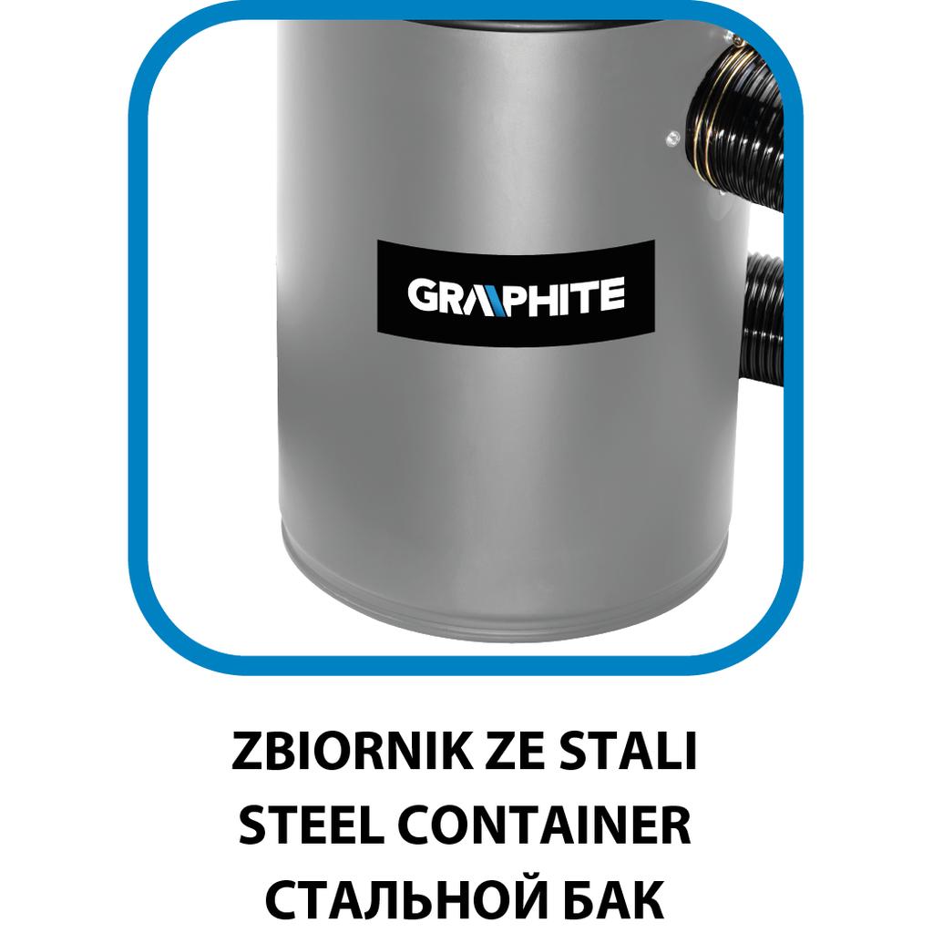 Chip and sawdust extractor 1100W 50 L